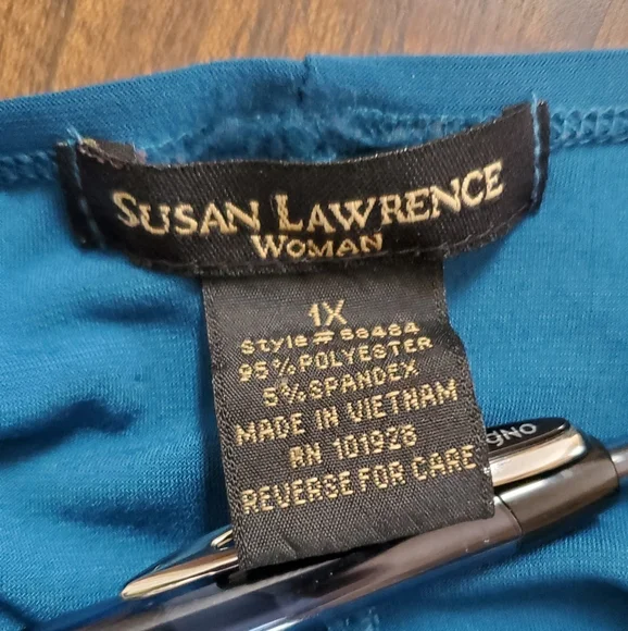 Eligant Susan Lawrence Blouse 1X - Picture 4 of 6